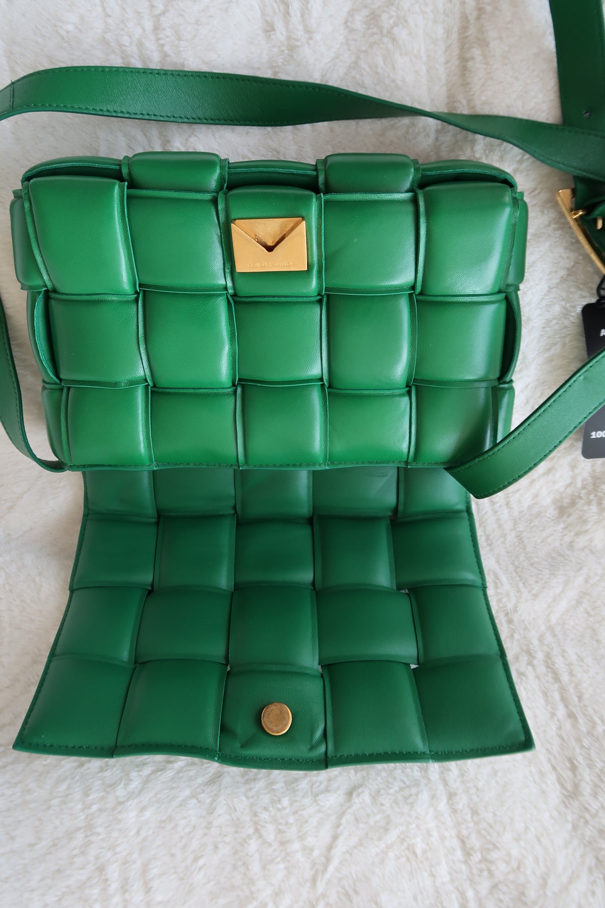 Bottega Veneta Padded Cassette Bag - Green