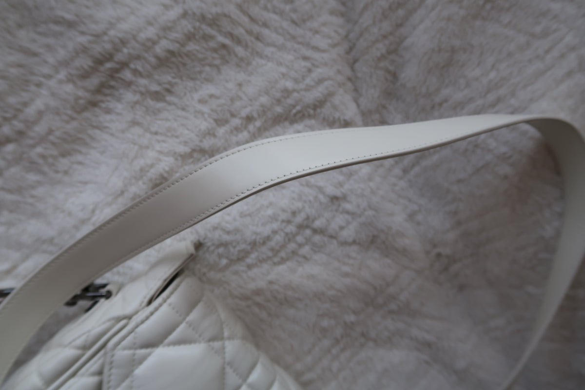 Christian Dior White Diorcamp Shoulder Bag
