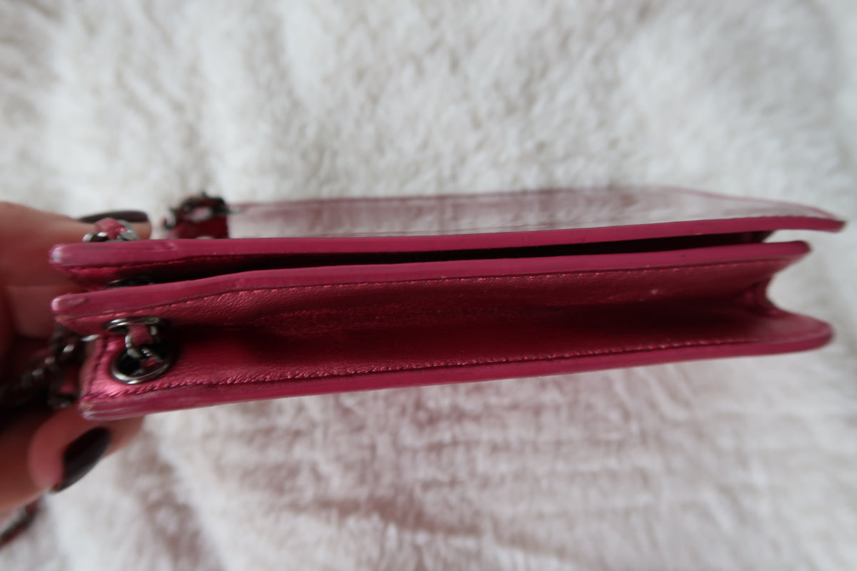 Chanel  Patent CC Phone Holder Crossbody