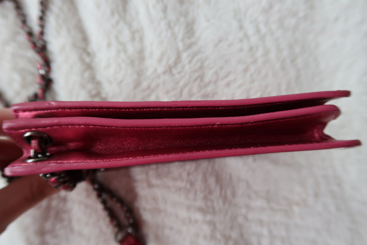 Chanel  Patent CC Phone Holder Crossbody
