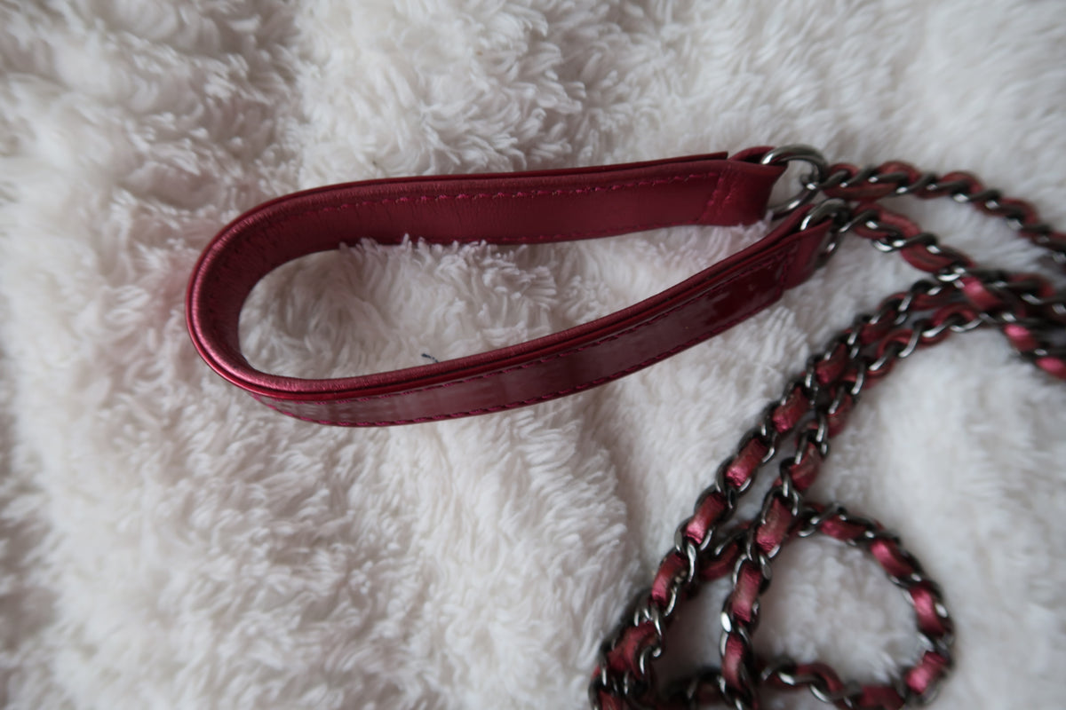 Chanel  Patent CC Phone Holder Crossbody