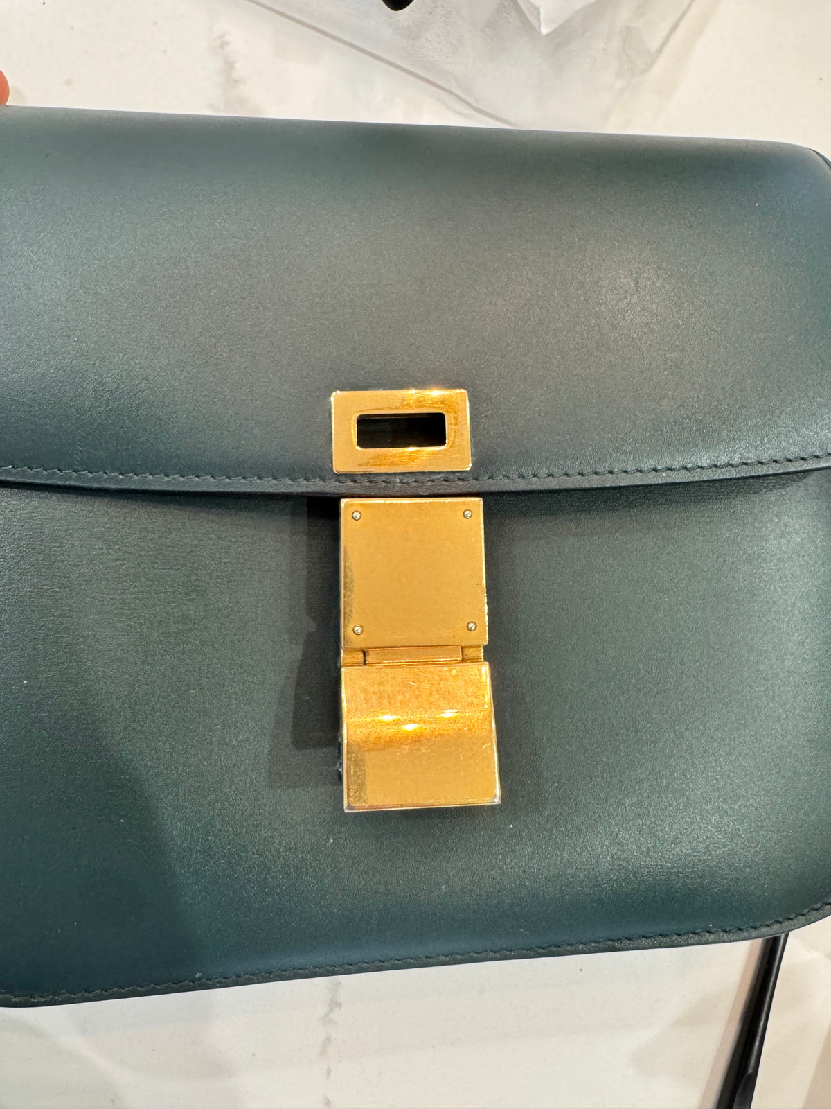 Celine Classic Box Bag - Green