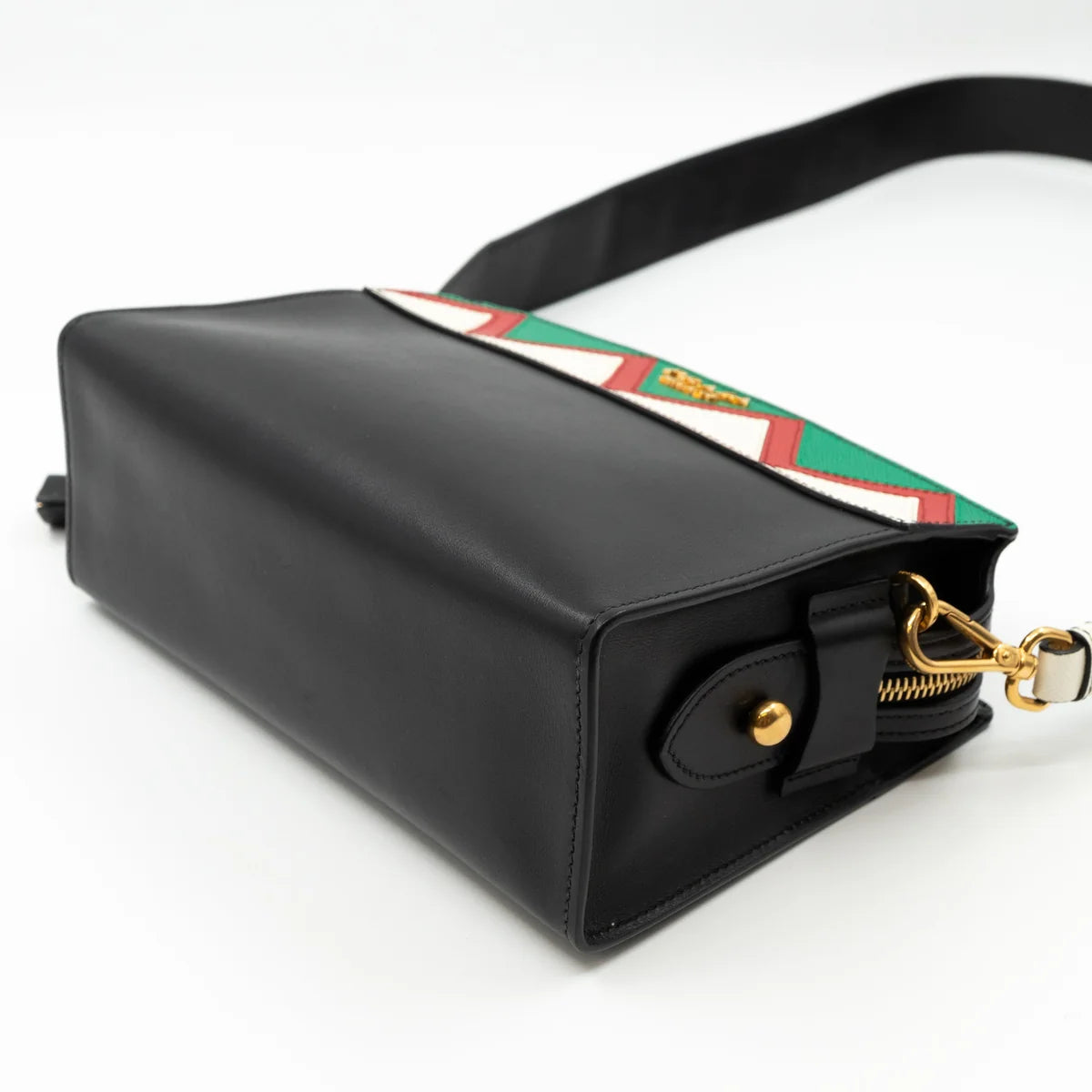 Prada Esplanade Greche Colorblock Leather Crossbody Bag - additional view 7