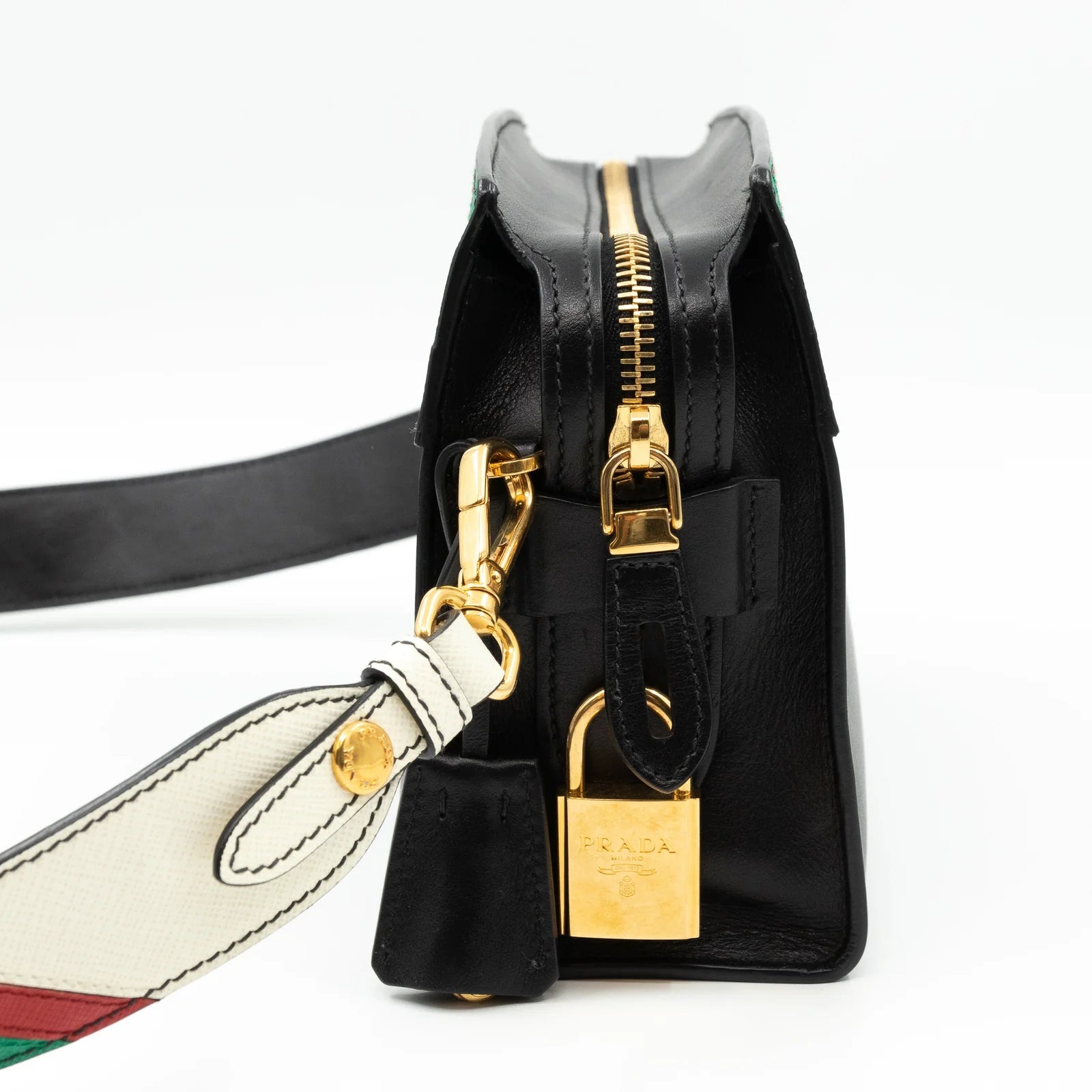 Prada Esplanade Greche Colorblock Leather Crossbody Bag - additional view 10