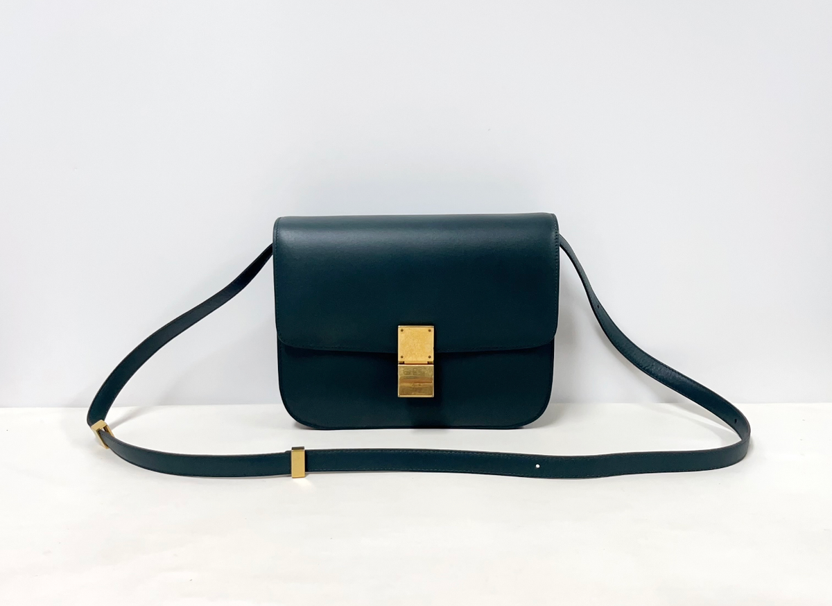 Celine Classic Box Bag - Green