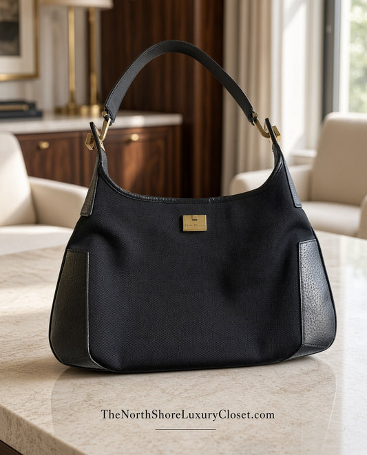 Ferragamo Black Shoulder Bag