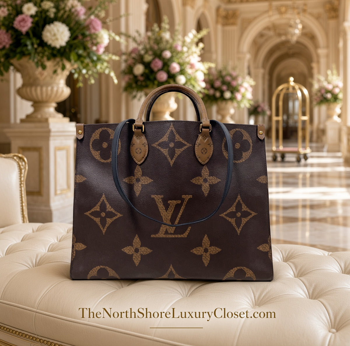Louis Vuitton Monogram Giant OnTheGo GM Tote – M45321
