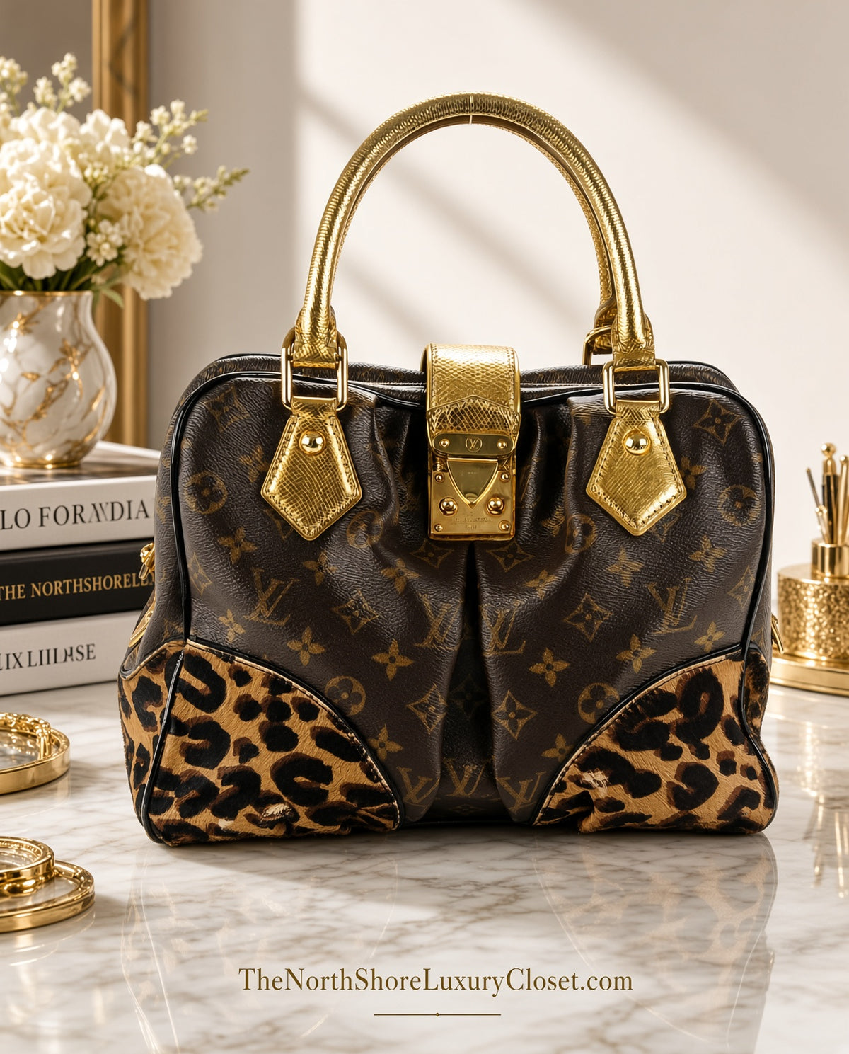 Louis Vuitton Adele Stephen Sprouse Leopard Limited Edition Handbag (2006)