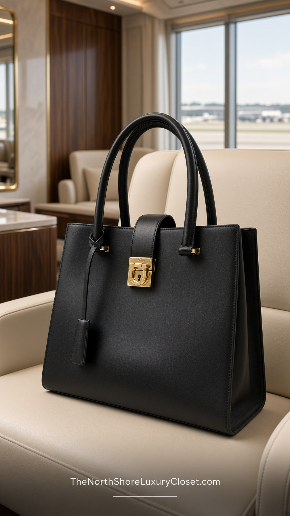 Ferragamo Juliette Lock Story Tote