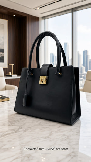 Ferragamo Juliette Lock Story Tote