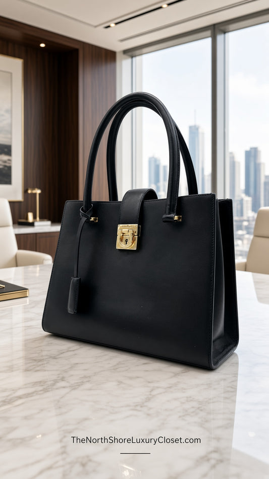 Ferragamo Juliette Lock Story Tote