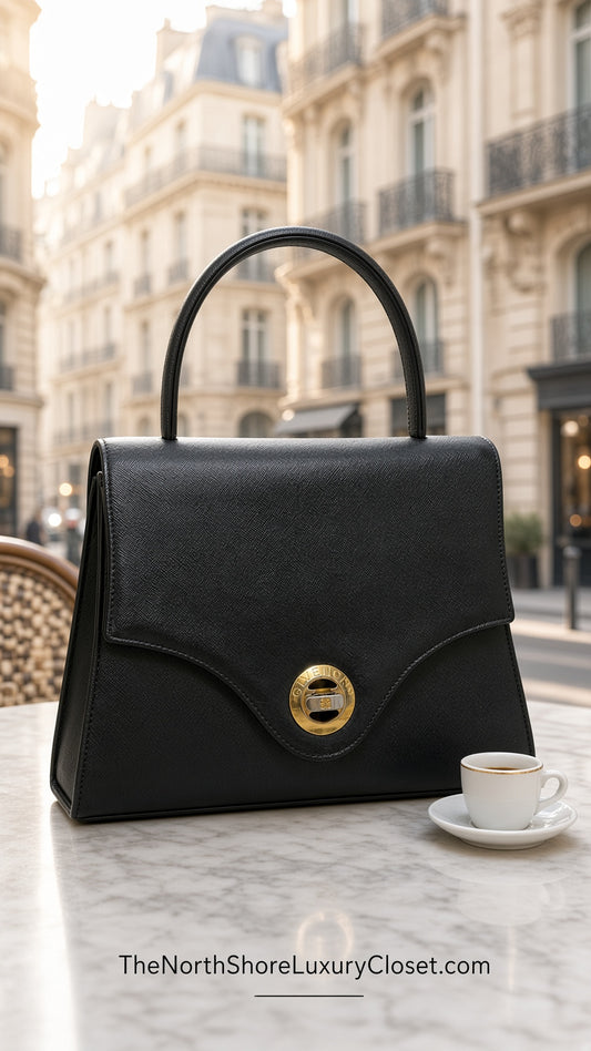 *New Pics* Givenchy Vintage 2-Way Leather Top Handle Bag
