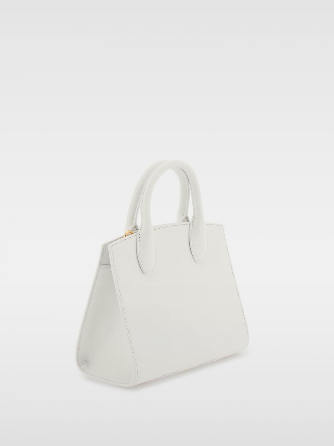 Ferragamo Studio Box White Mini Leather Top-Handle Bag - additional view 7