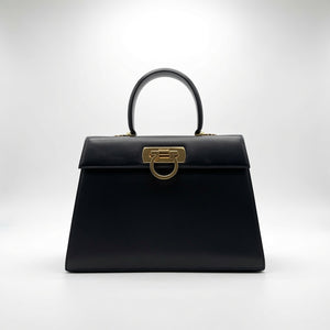 Vintage Salvatore Ferragamo Gancini Top Handle Bag