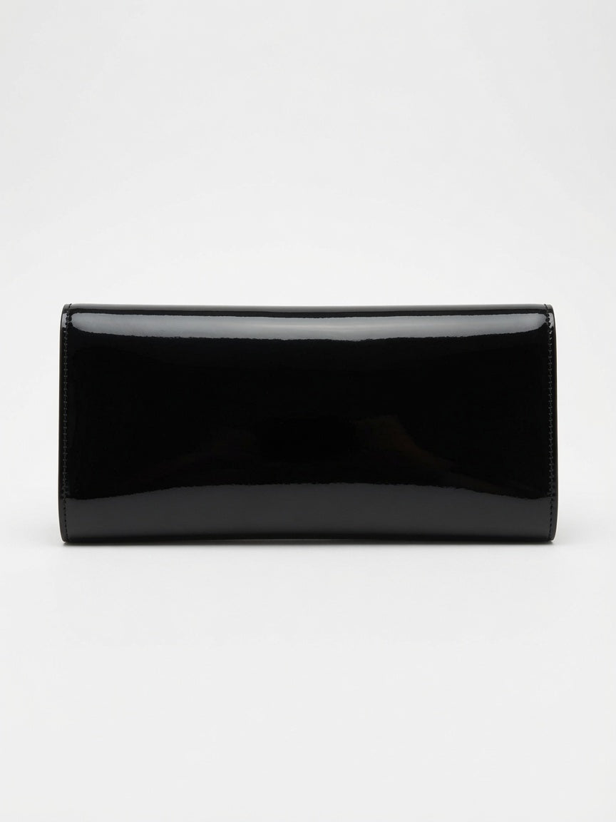 Gucci Black Patent Leather Romy Clutch - additional view 3