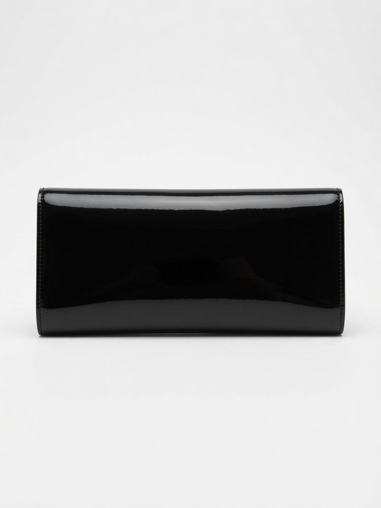 Gucci Black Patent Leather Romy Clutch - additional view 3