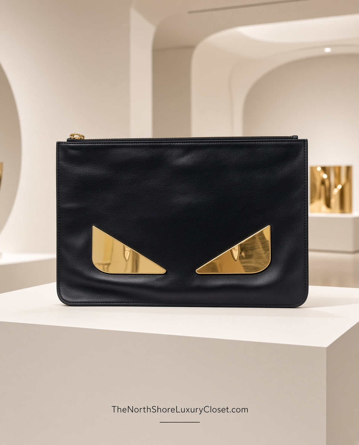 Fendi Monster Clutch