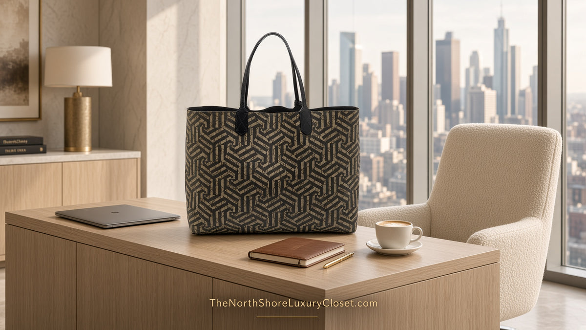 Gucci GG Caleido Reversible Medium Tote – Beige & Black