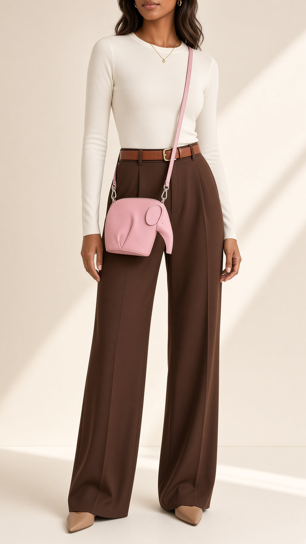 Loewe Leather Elephant Bag