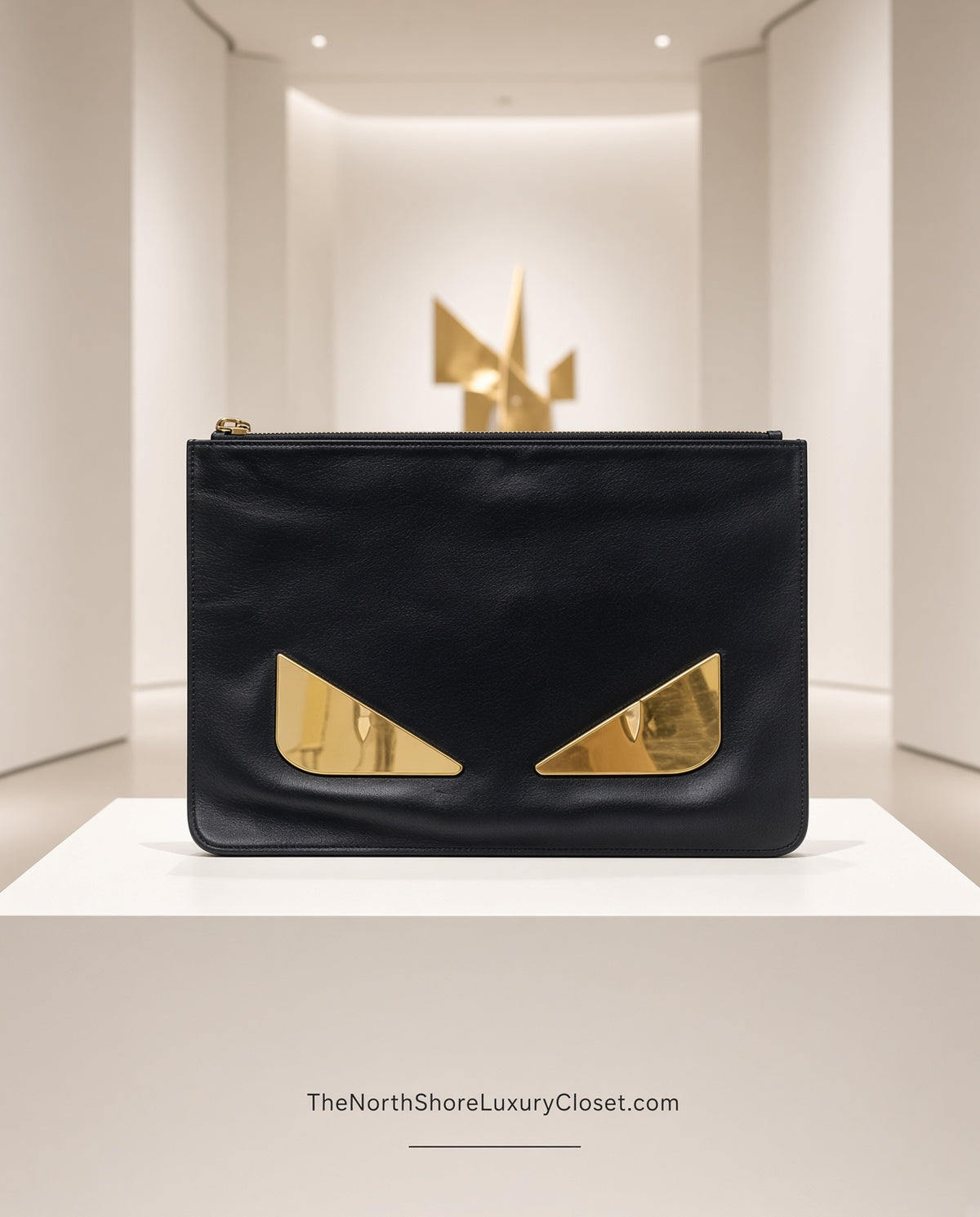 Fendi Monster Clutch