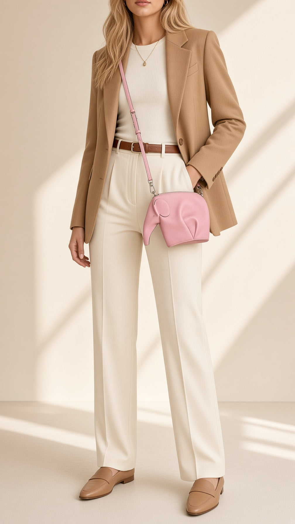 Loewe Leather Elephant Bag