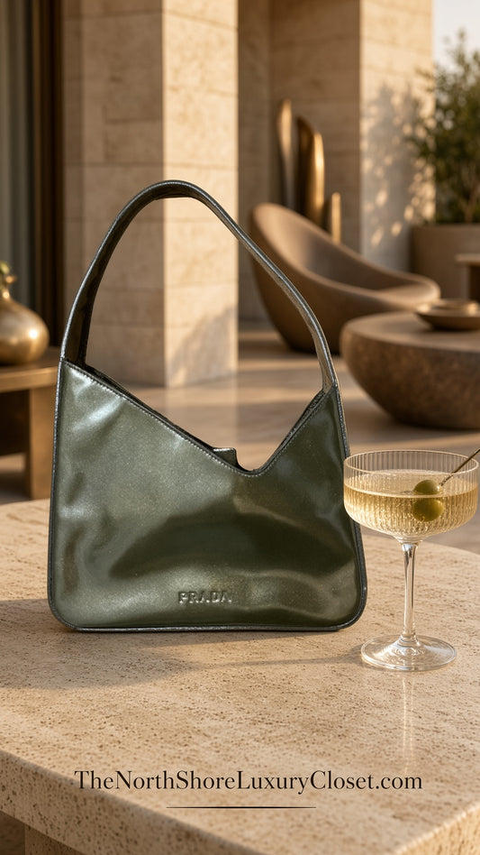 Prada enamel handbag, Ultra-rare shoulder bag