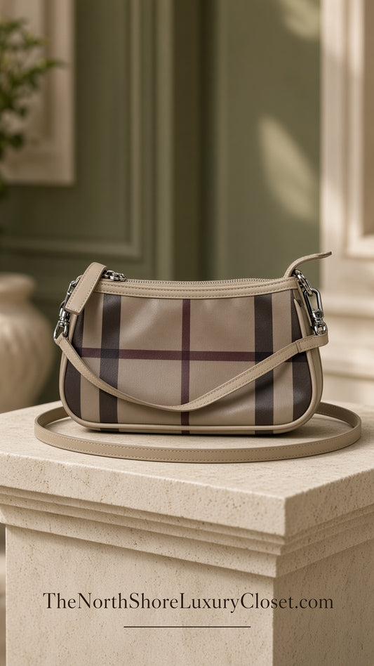 Burberry Checked Shoulder Bag