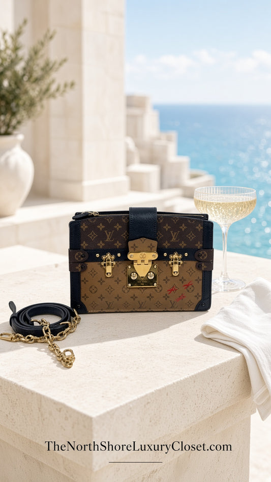 Louis Vuitton Monogram Reverse Trunk Clutch M43596 - Excellent