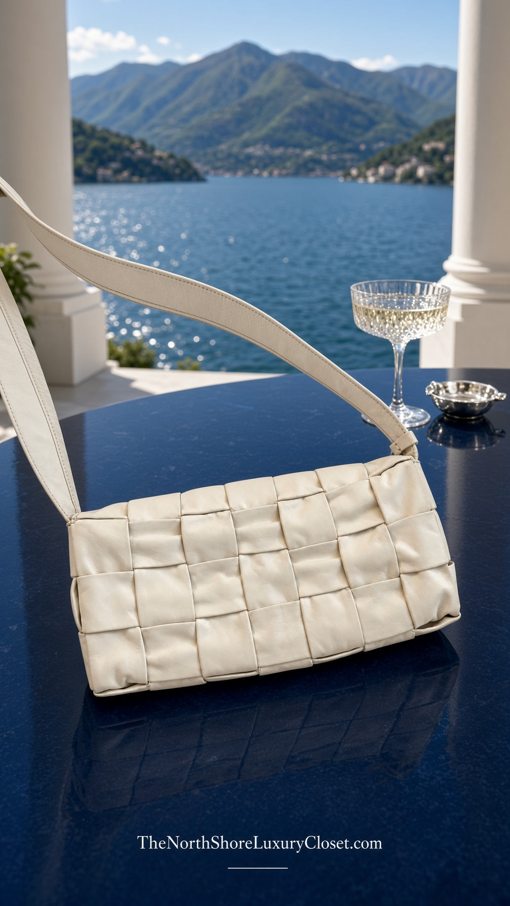 Bottega Veneta Padded Cassette Shoulder Bag – Ivory Leather
