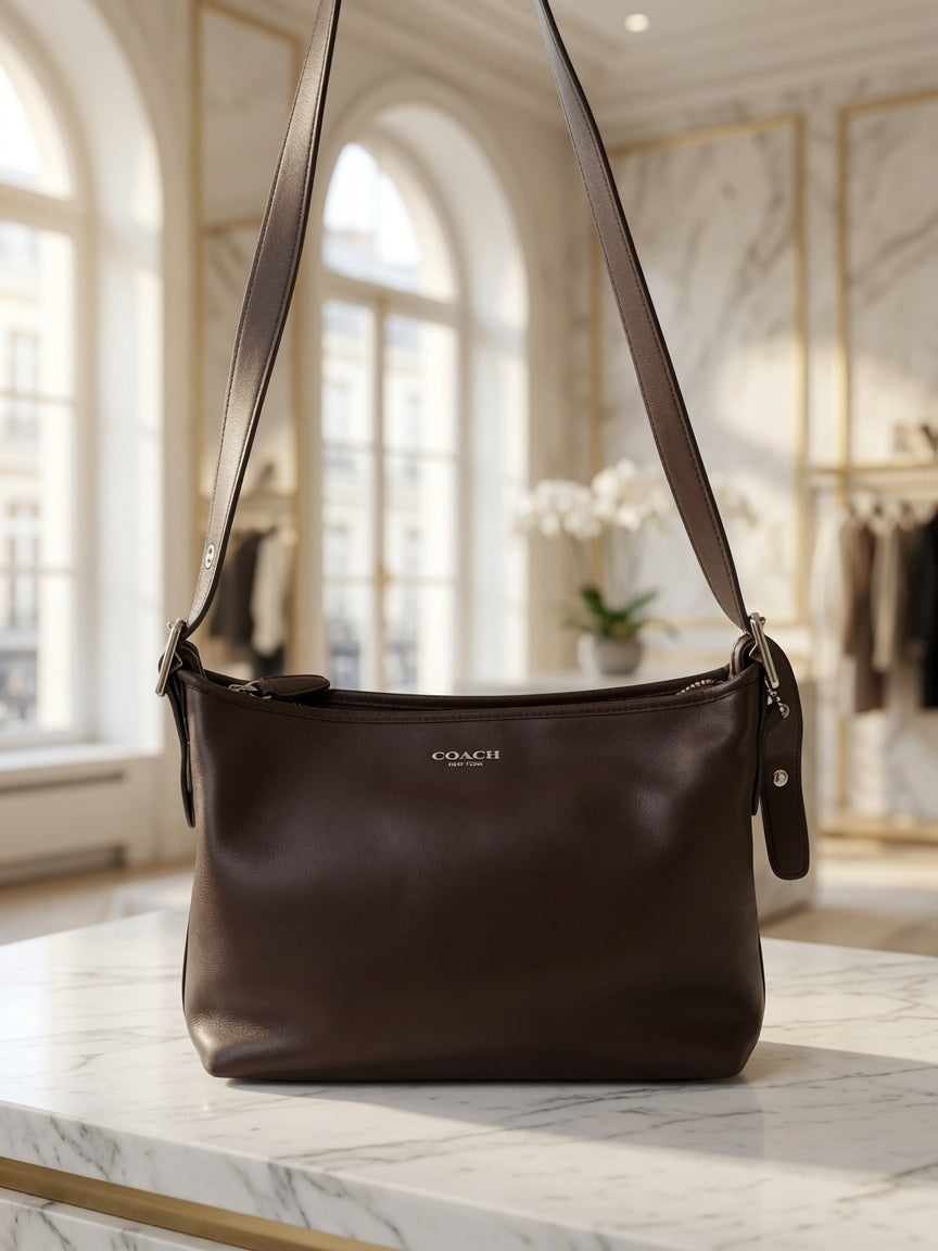 Coach Brown Leather Shoulder bag