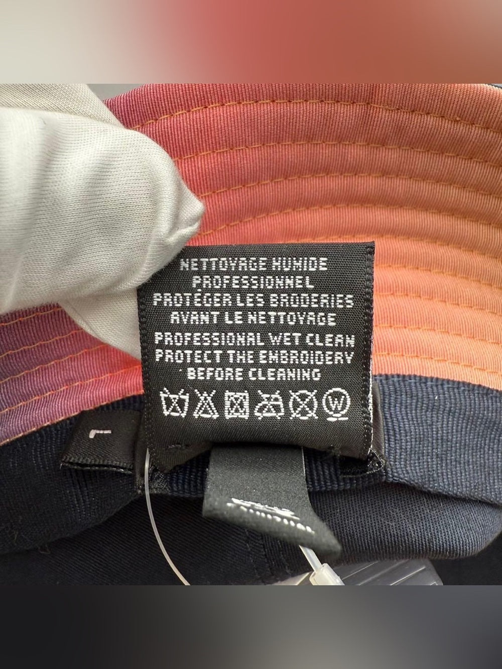 CHANEL Gradient Crystal CC Bucket Hat - Yellow Pink Blue Summer Hat - additional view 7