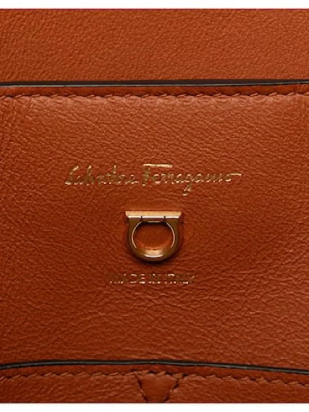 Salvatore Ferragamo Glam Tote Bag Canvas and Leather