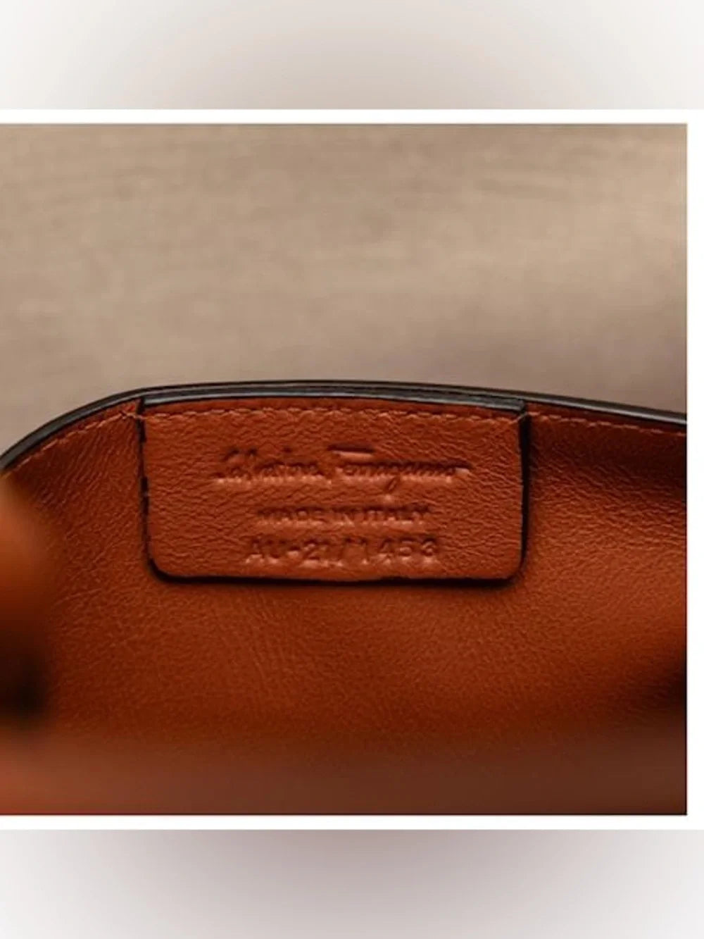 Salvatore Ferragamo Glam Tote Bag Canvas and Leather