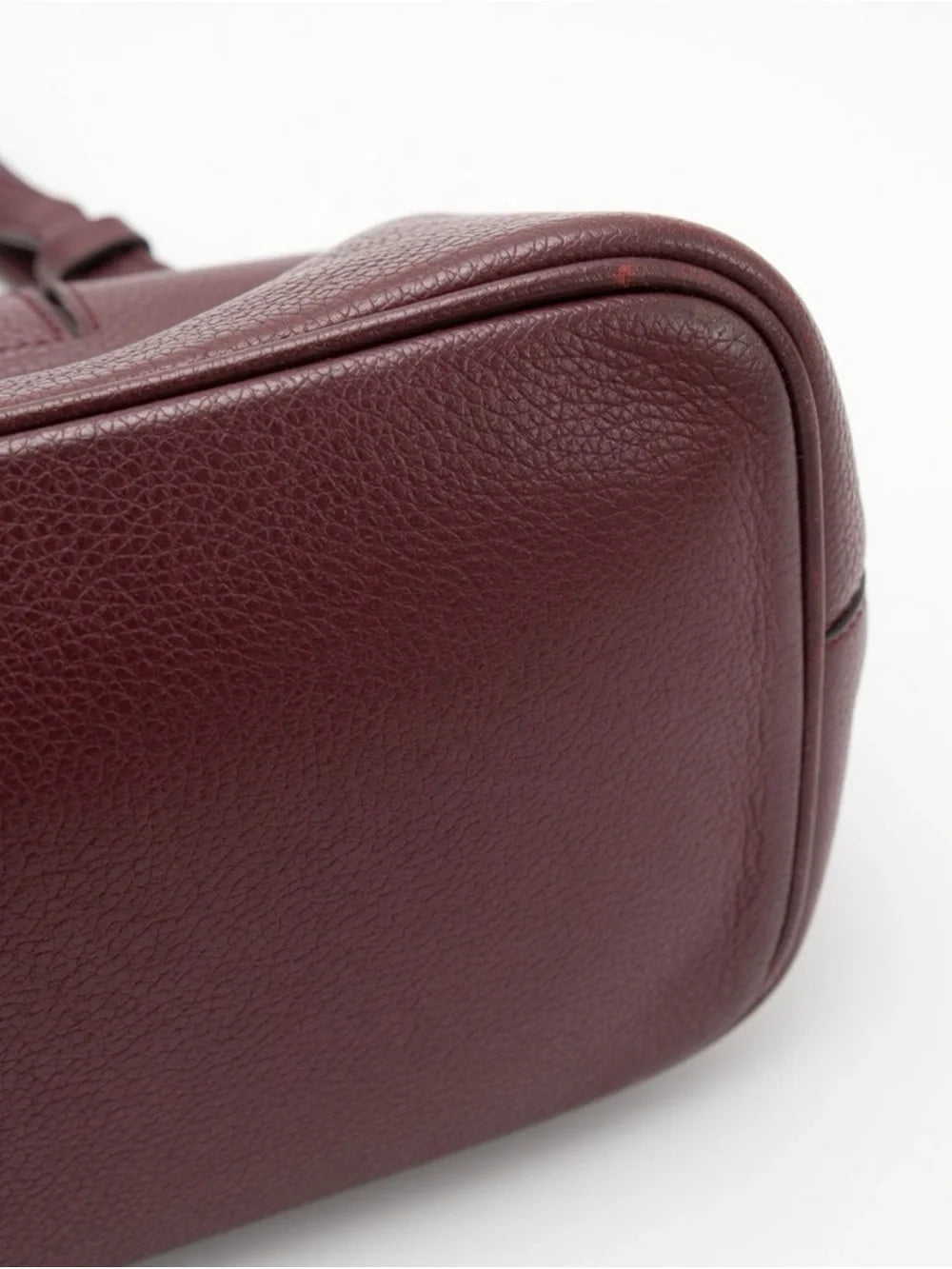 Salvatore Ferragamo Burgundy Wine Red Leather Tote with Gold - additional view 6