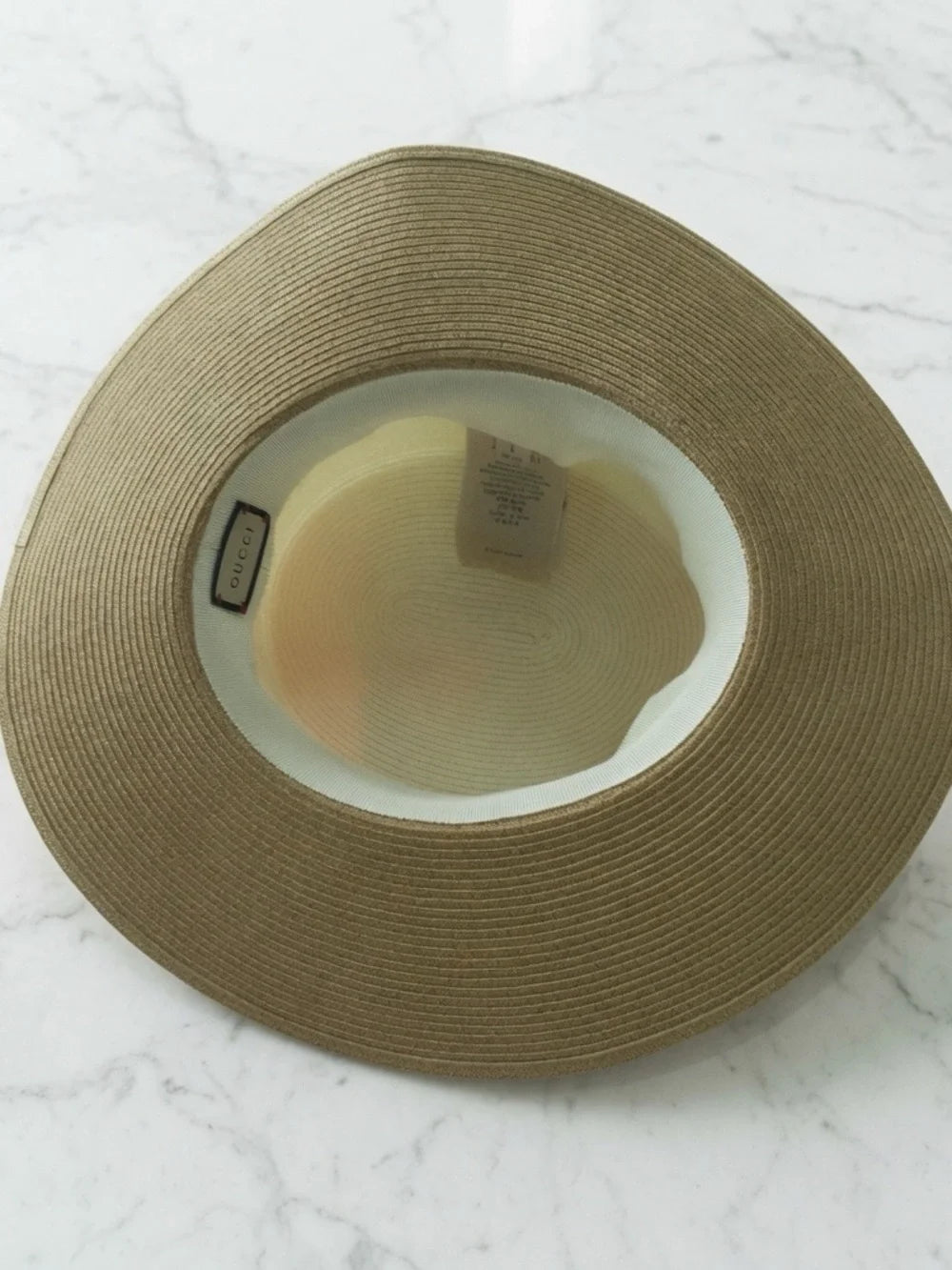 Gucci Two-Tone Straw Sun Beach Vacation Hat - additional view 5