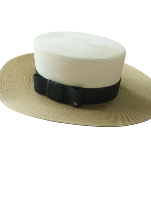 Gucci Two-Tone Straw Sun Beach Vacation Hat