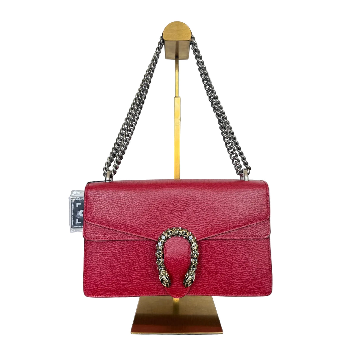 Gucci Dionysus Medium Leather Shoulder Bag Red