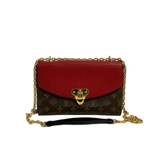 Louis Vuitton Saint-Placide Monogram Canvas Crossbody Bag – Cerise Red Excellent