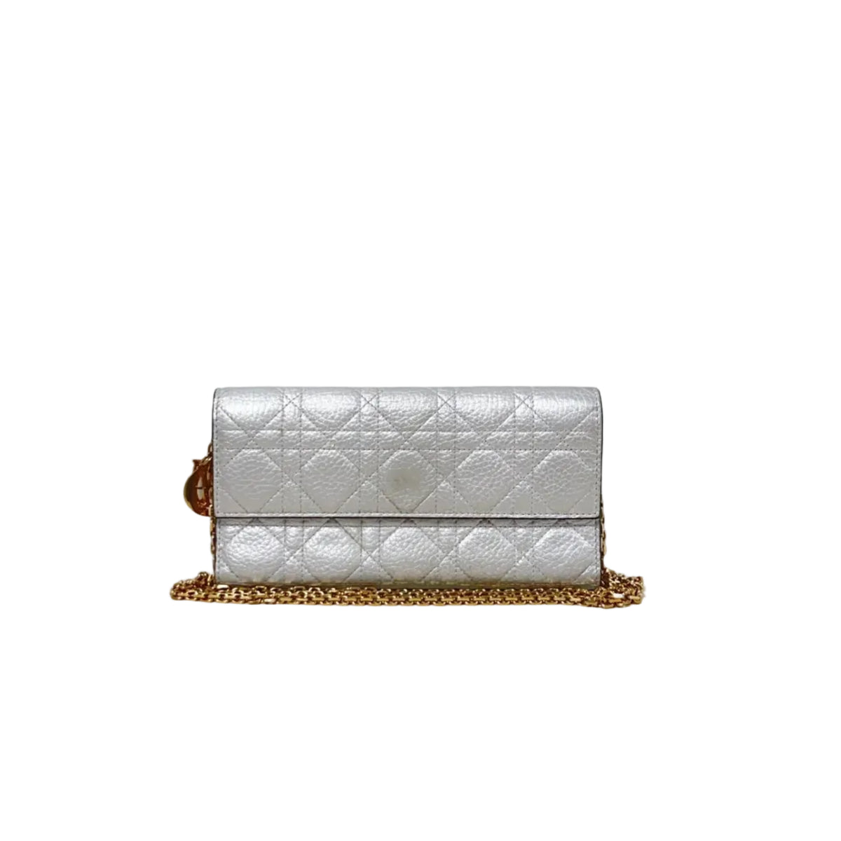 Dior Cannage Crossbody Wallet on Chain