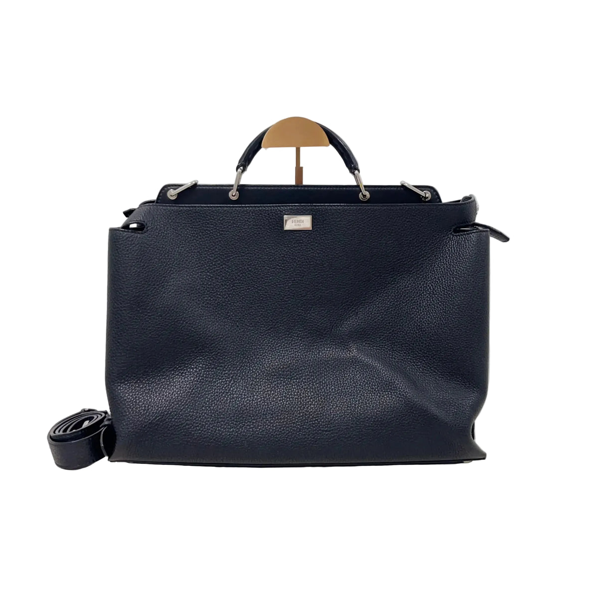 Fendi Black Peekaboo Iconic Essential Large Bag - Excellent Condition Unisex