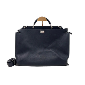 Fendi Black Peekaboo Iconic Essential Large Bag - Excellent Condition Unisex