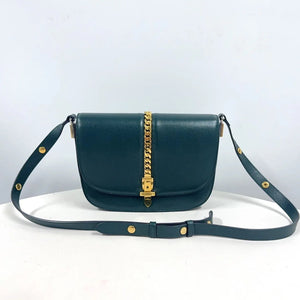 Gucci Sylvie 1969 Shoulder Bag – Dark Green Leather