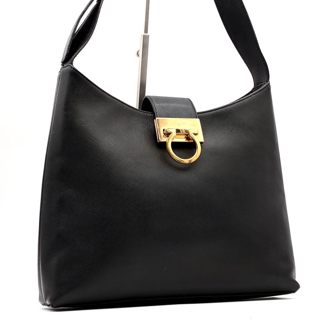 Salvatore Ferragamo black shoulder bag