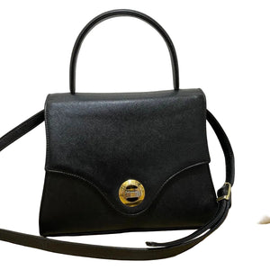 Givenchy Vintage 2-Way Leather Top Handle Bag
