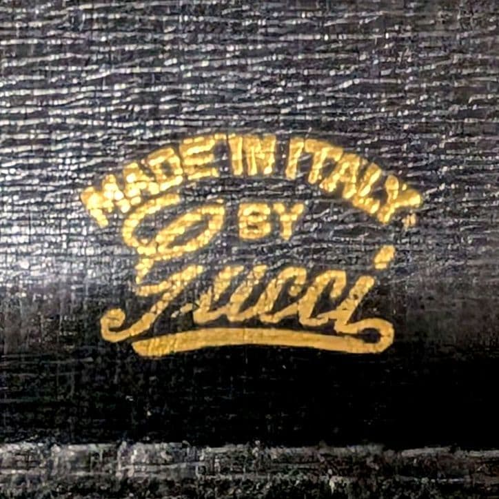 Vintage Gucci 1970 Tiger Eye Leather Chain Shoulder Bag- Rare