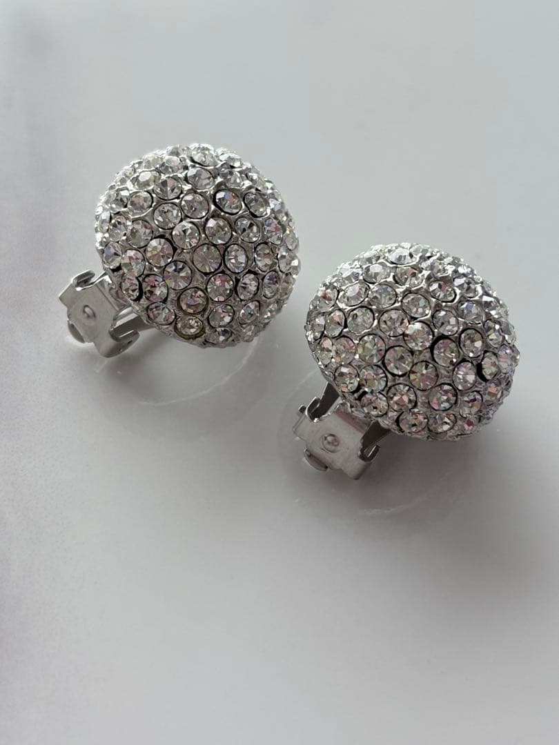 YVES SAINT LAURENT YSL Pave Earrings - additional view 2