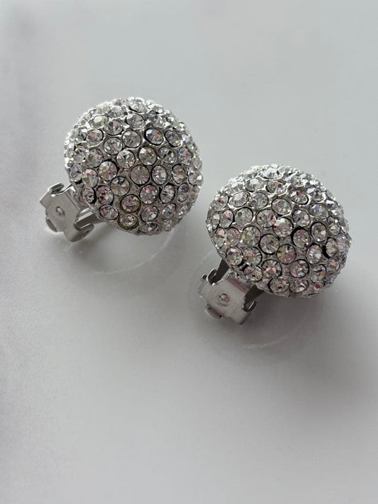 YVES SAINT LAURENT YSL Pave Earrings - additional view 2