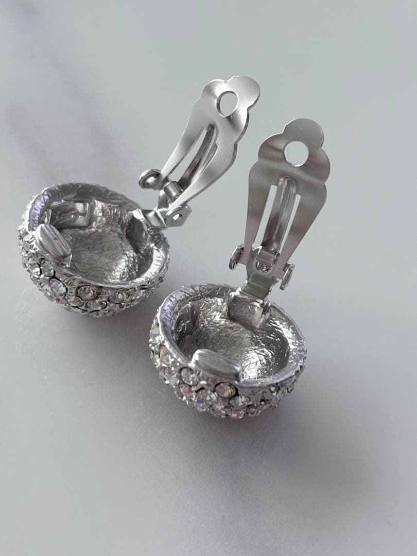 YVES SAINT LAURENT YSL Pave Earrings - additional view 4