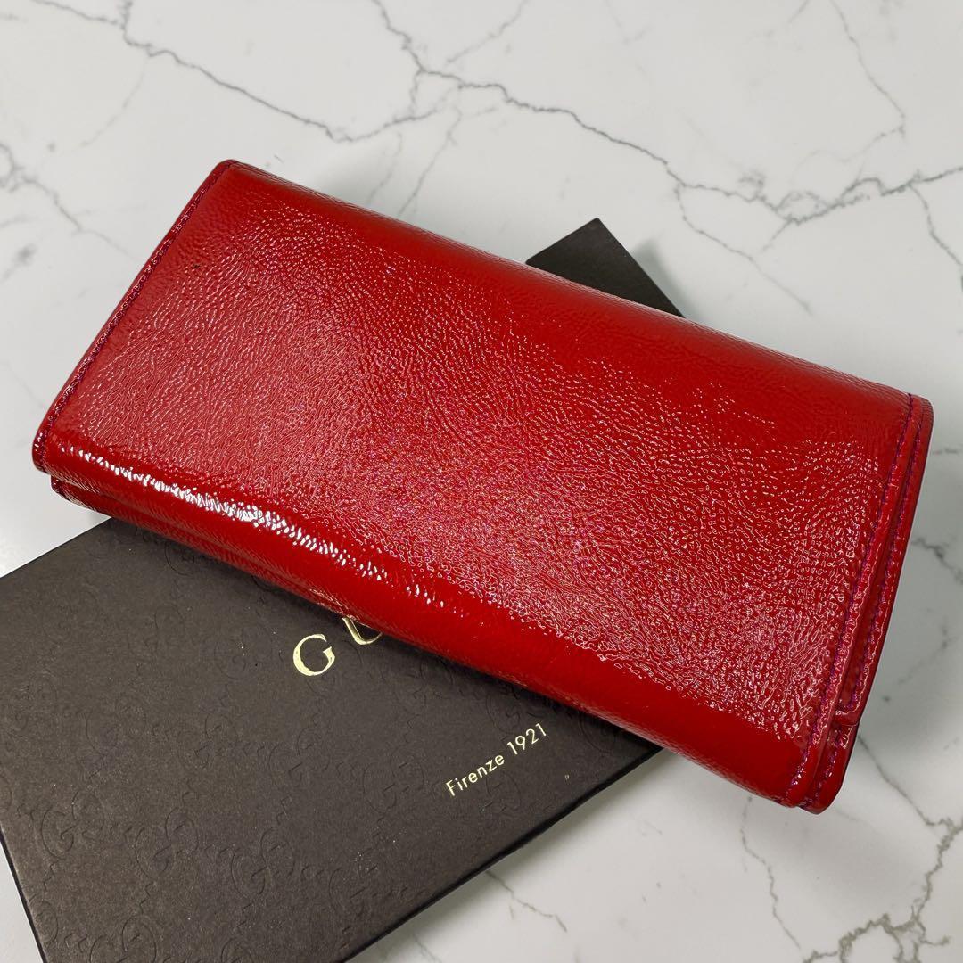 Gucci Interlocking Soho Bi-fold Wallet, Patent Leather - additional view 4