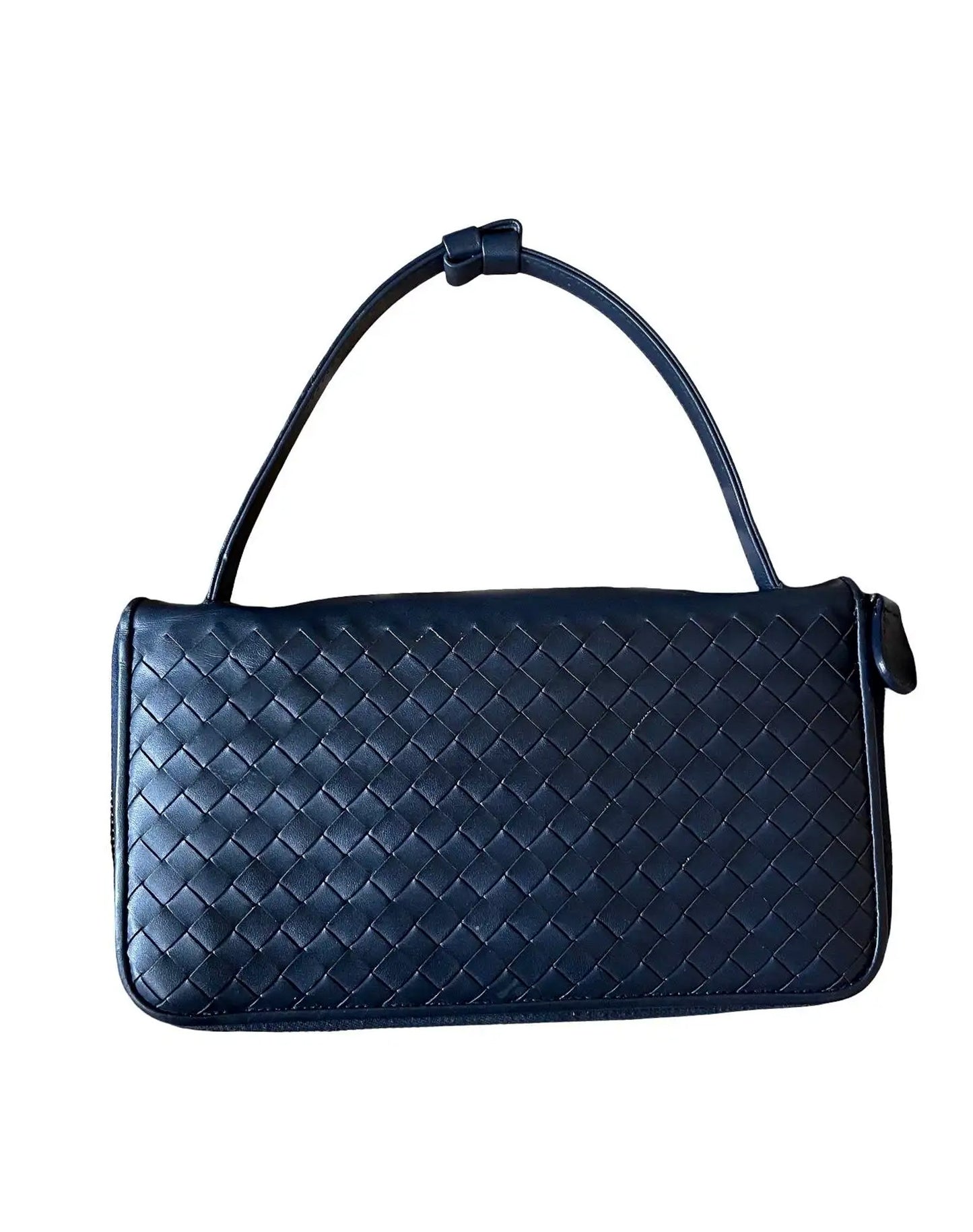 Bottega Veneta Intrecciato Convertible 2-Way Shoulder Bag / Clutch – Black